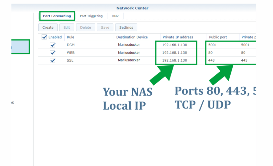 DSM 7.1 Setup Web GUI to HTTPS